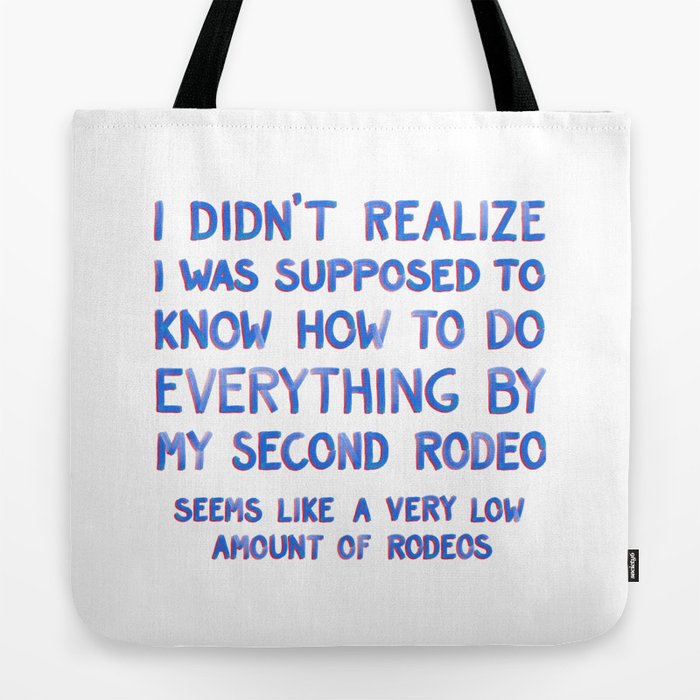 This Is My Second Rodeo Tote Bag Gallery Image 2