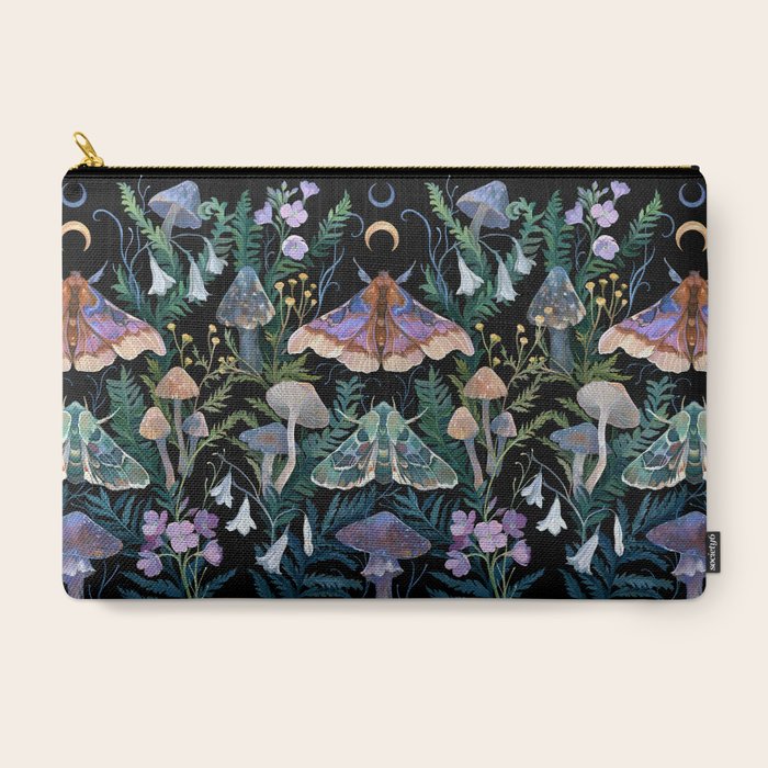 Sphinx Moth Moon Garden Carry All Pouch Gallery Image 3