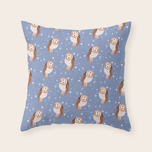 Barn Owl Throw Pillow Gallery Image 2