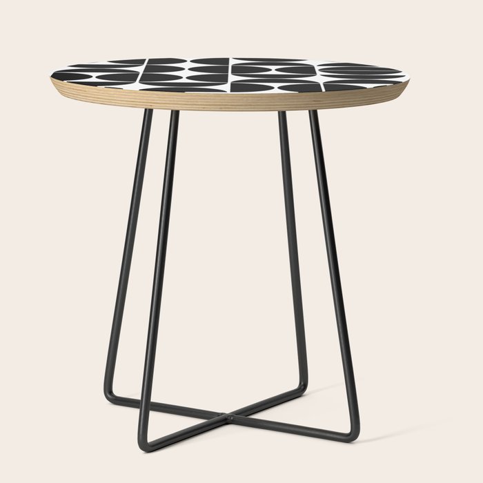 Mid Century Modern Geometric 04 Black Side Table Gallery Image 2