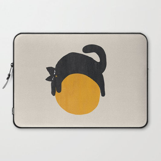 Cat with ball Laptop Sleeve Gallery Image 2