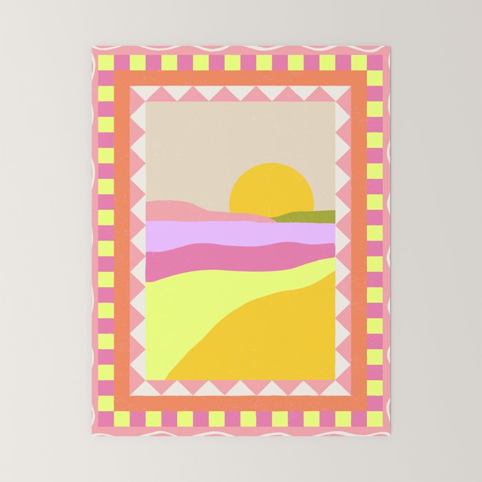 Picture Window Sunset Mini Art Print Gallery Image 6