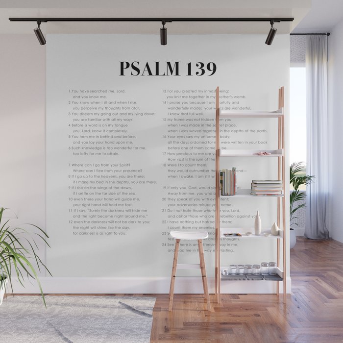 Psalm 139 Wall Mural Gallery Image 1