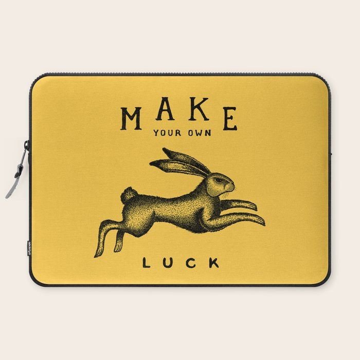 MAKE YOUR OWN LUCK Laptop Sleeve Gallery Image 2