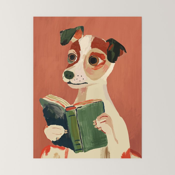 The Bookish Dog Mini Art Print Gallery Image 6