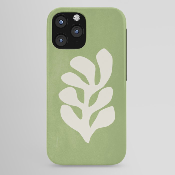 Forest Green Leaf: Matisse Paper Cutouts V iPhone Case Gallery Image 44