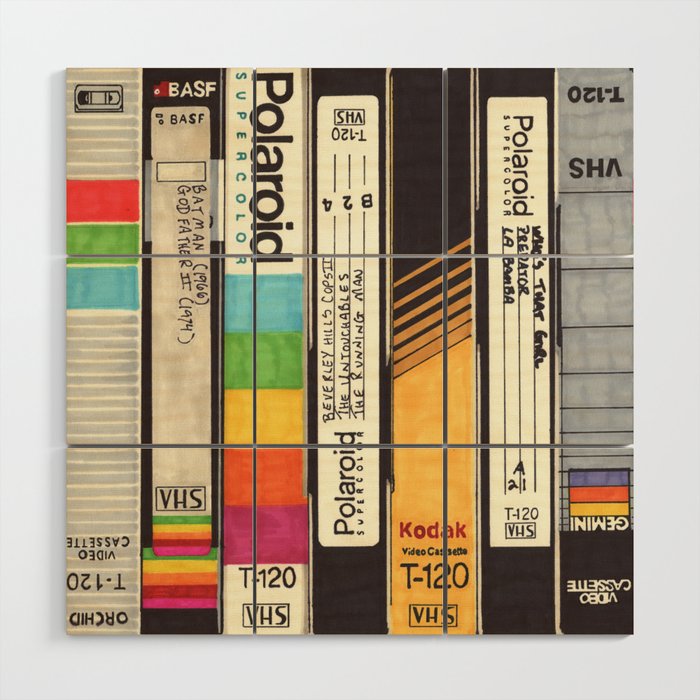 VHS Wood Wall Art Gallery Image 3