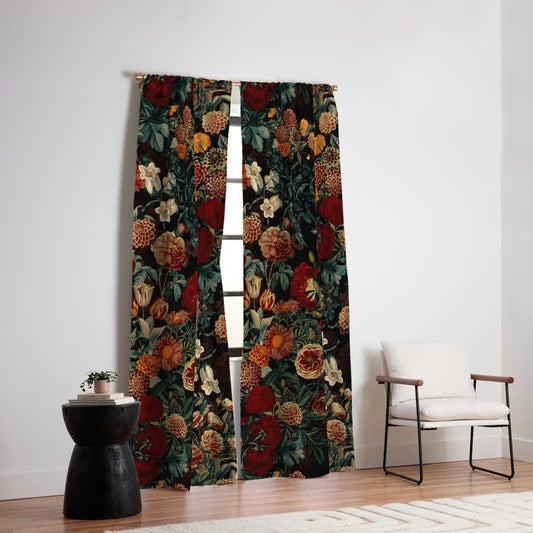 EXOTIC GARDEN - NIGHT XXI Window Curtain Gallery Image 2