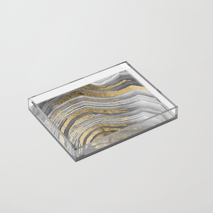 Abstract paint modern Acrylic Tray Gallery Image 2