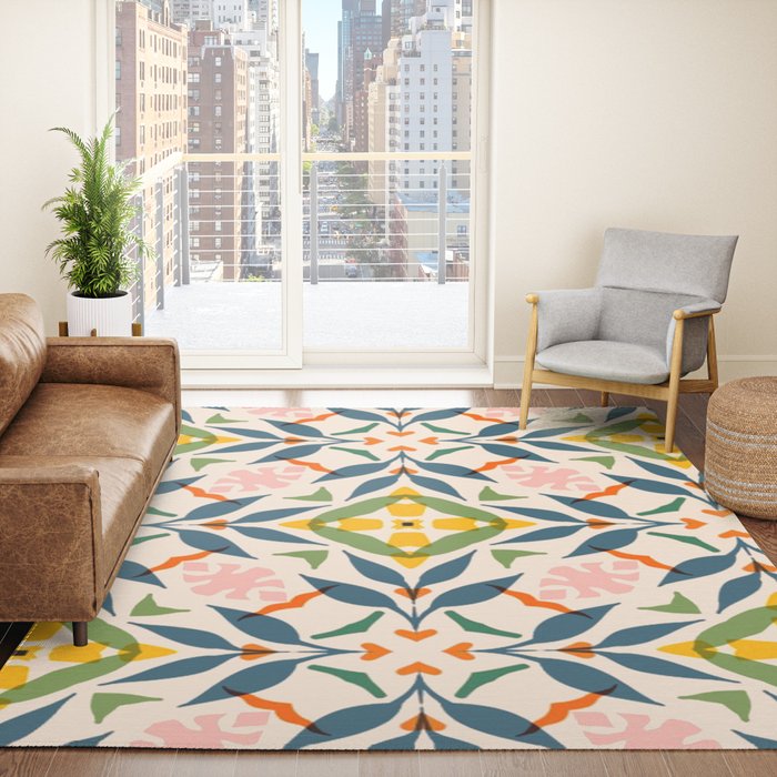 Scandi garden Rug Gallery Image 4