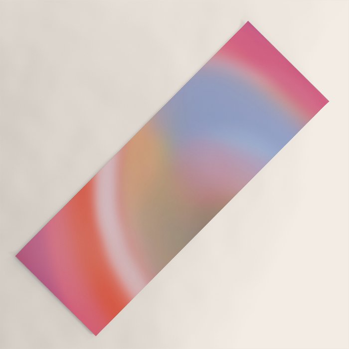 Colourful sunset Yoga Mat Gallery Image 1