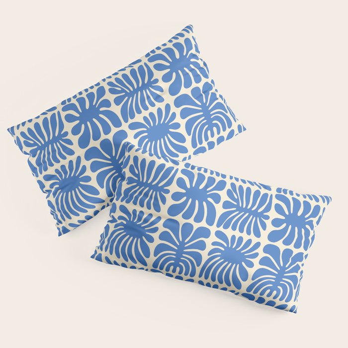 Abstract organic nature plant leaf pattern Pillow Sham Gallery Image 4
