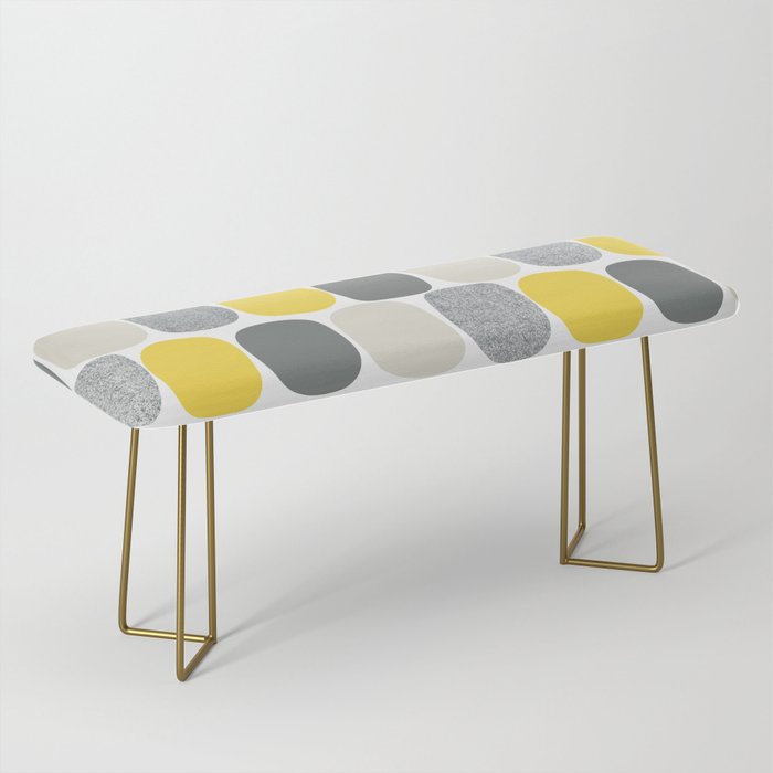 Wonky Ovals in Yellow Bench Gallery Image 2