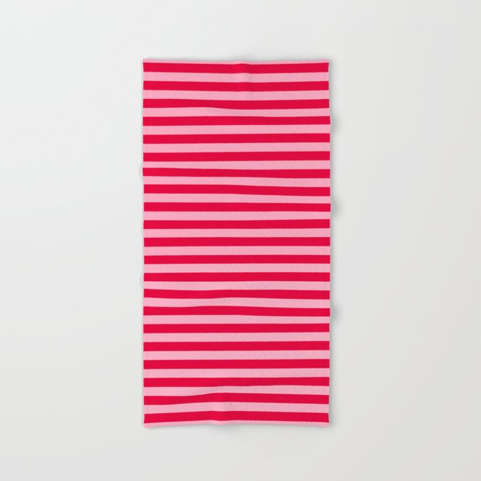Retro, Beach, Colorful Stripes, Pink and Red Towels Gallery Image 2