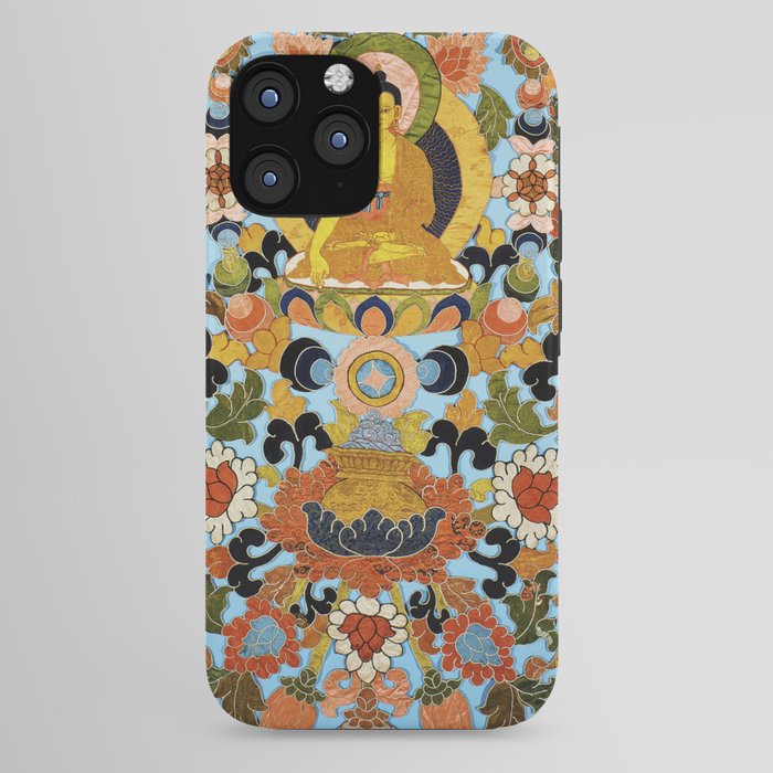 Antique Tibetan Floral Textile Print iPhone Case Gallery Image 44