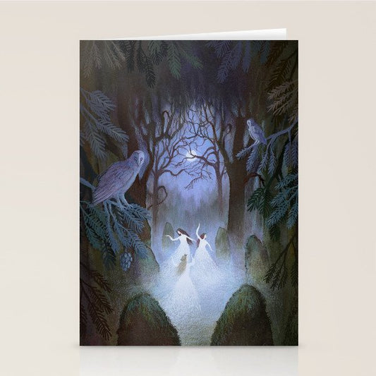 Dance of the Midnight Witches Stationery Card Gallery Image 2