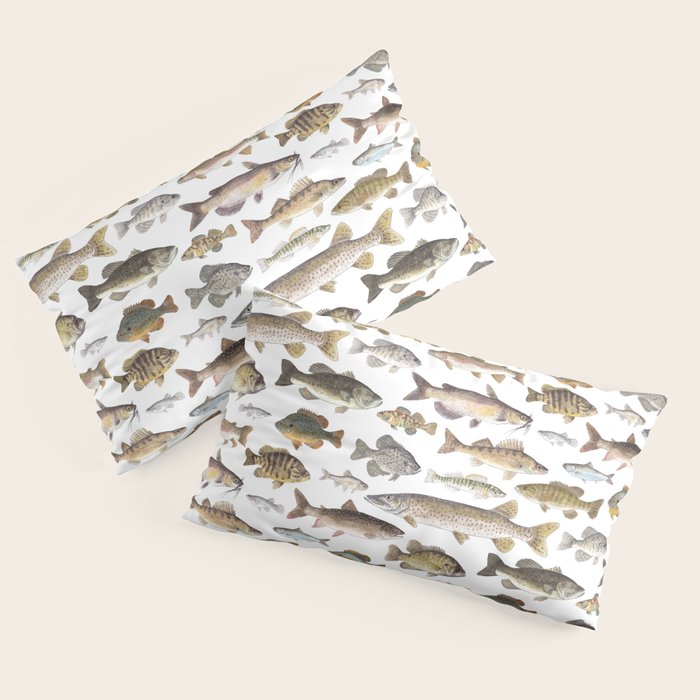 Midwest Freshwater Fish Pillow Sham Gallery Image 4