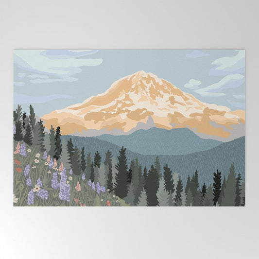 Mount Rainier National Park Welcome Mat Gallery Image 2