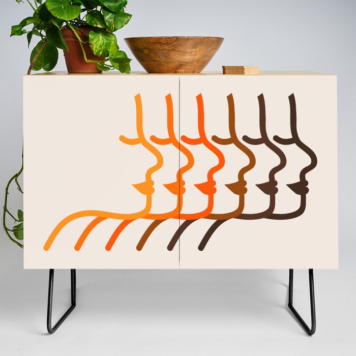 Golden Silhouettes Credenza Gallery Image 2