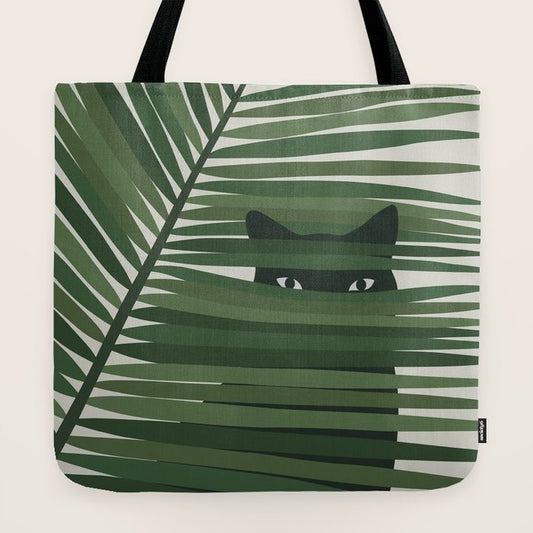 Cat and Plant 53 Tote Bag Gallery Image 2