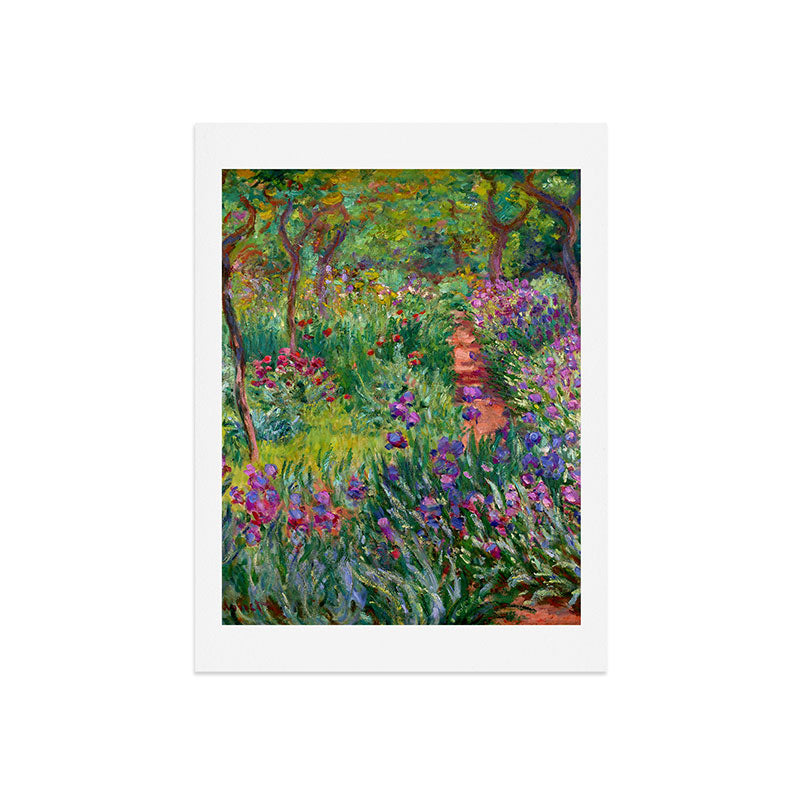 Claude Monet "The Iris Garden at Giverny", 1899-1900 Art Print Gallery Image 9