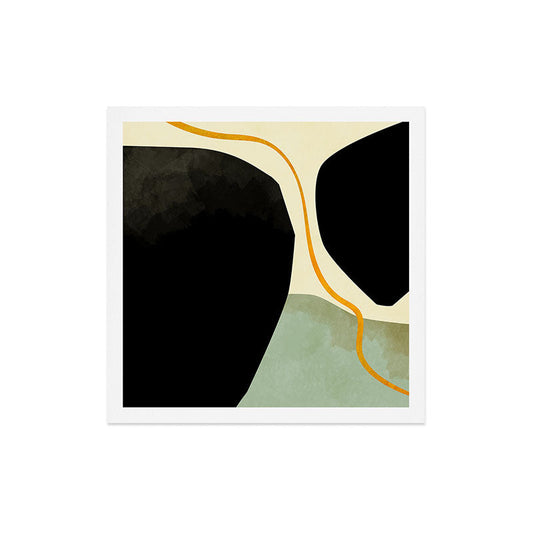 shapes organic mid century modern Art Print Gallery Image 2