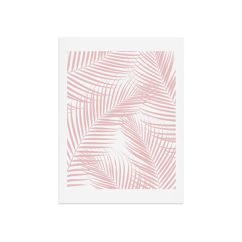 Blush Pink Palm Leaves Dream - Cali Summer Vibes #2 #tropical #decor #art #society6 Art Print Gallery Image 7