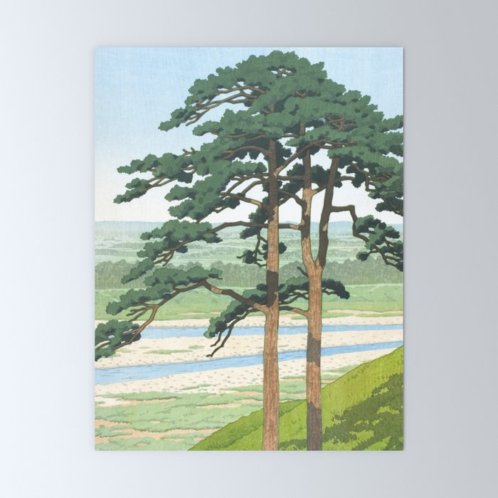 Hasui Kawase, Ruins Of Takiyama Castle, Tokyo - Vintage Japanese Woodblock Print Art Mini Art Print Gallery Image 6