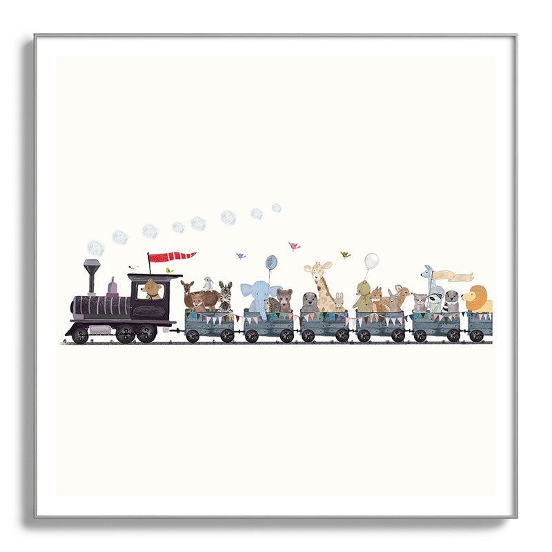 big little nursery nature train Framed Art Print Gallery Image 142