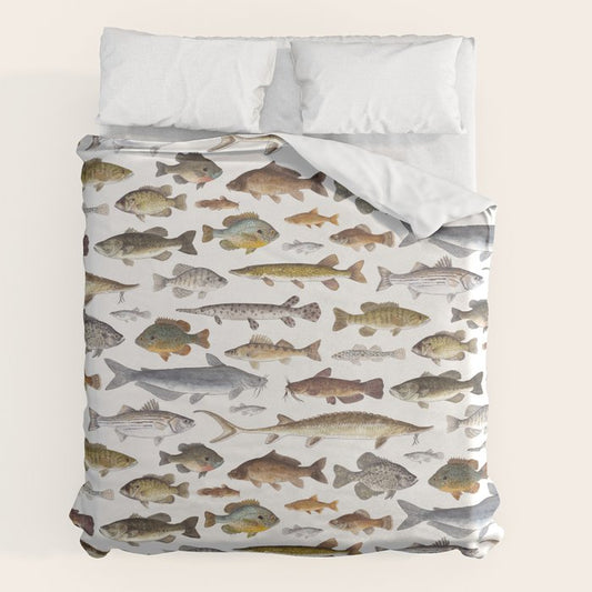 Southeast Freshwater Fish Duvet Cover Gallery Image 2
