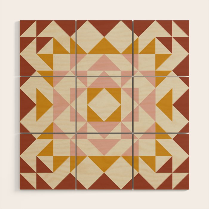 Autumn Quilt Wood Wall Art Gallery Image 3