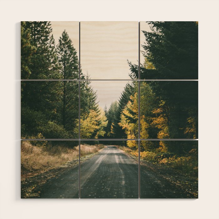 Autumn Drive Wood Wall Art Gallery Image 3