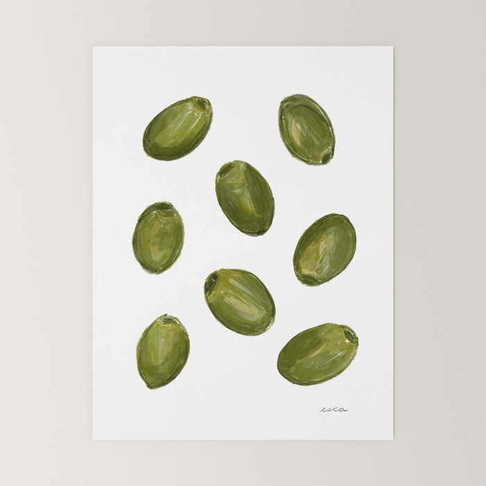 Green Olives Mini Art Print Gallery Image 6