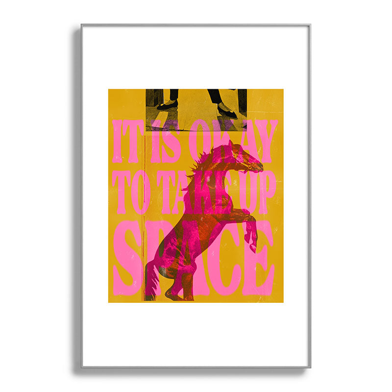 Take Up Space Framed Art Print Gallery Image 101