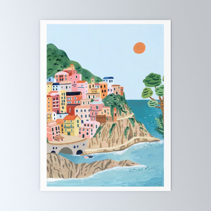 Cinque Terre Mini Art Print Gallery Image 6