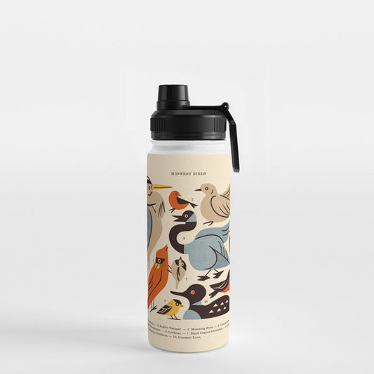 Midwest Birds Guide Water Bottle Gallery Image 2