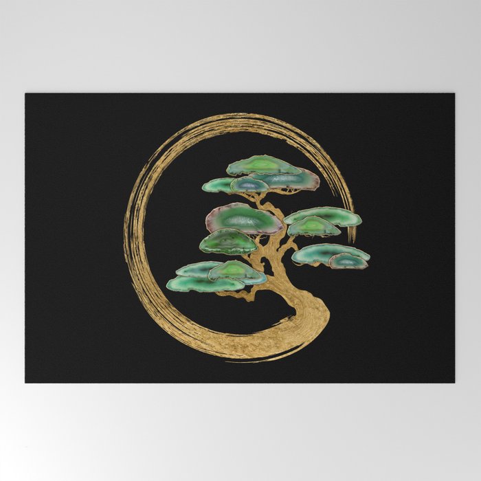 Zen Enzo Geode Bonsai Tree Welcome Mat Gallery Image 2