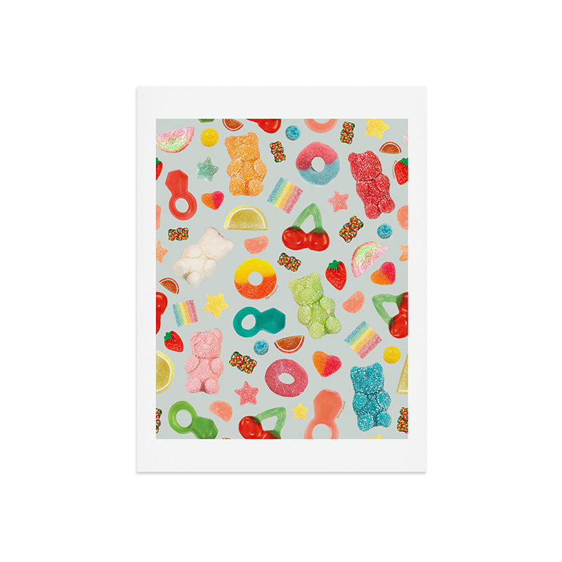 Candy Print in Blue Art Print Gallery Image 7