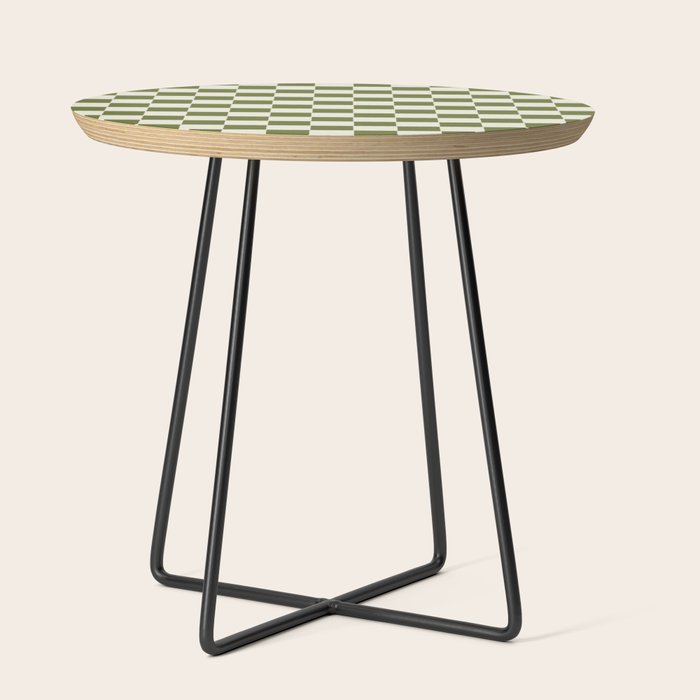 DESERT CHECKER OLIVE Side Table Gallery Image 2