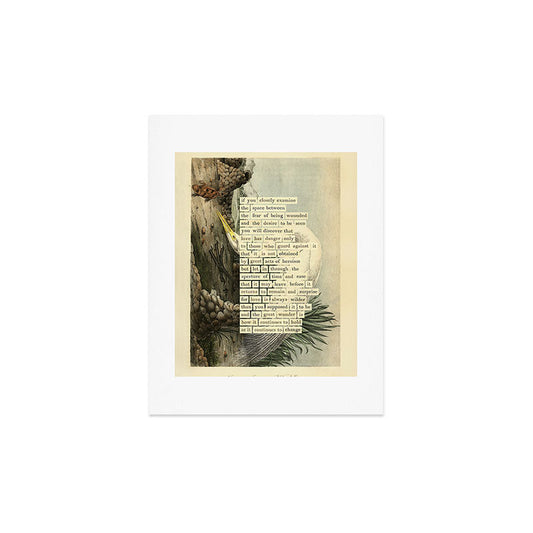 Great White Egret Divination from # An Almanac of Birds # Divinations for Uncertain Days Art Print Gallery Image 2
