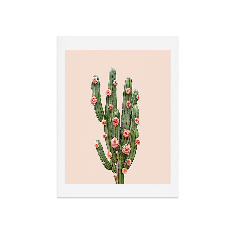 CACTUS AND ROSES Art Print Gallery Image 9