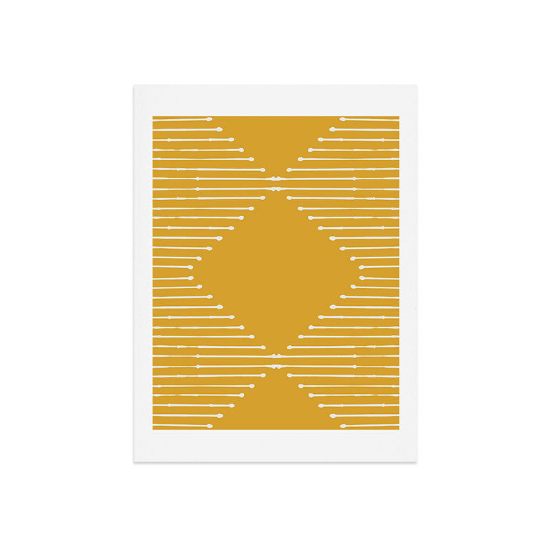 Geo (Yellow) Art Print Gallery Image 5