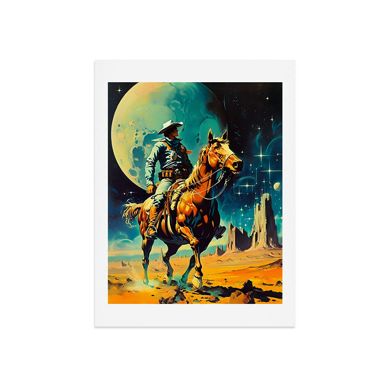 The Space Cowboy Art Print Gallery Image 7