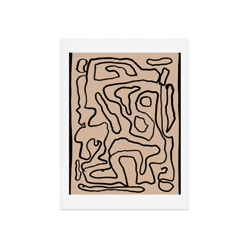 Abstract line art 161 Art Print Gallery Image 7