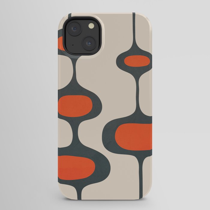 Mid-Century Modern Abstract Art 28 iPhone Case Gallery Image 30