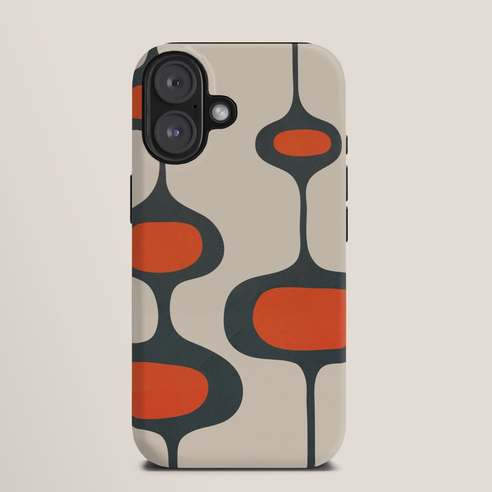 Mid-Century Modern Abstract Art 28 iPhone Case Gallery Image 9