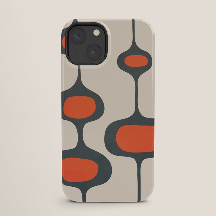 Mid-Century Modern Abstract Art 28 iPhone Case Gallery Image 25