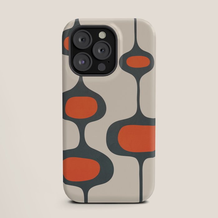 Mid-Century Modern Abstract Art 28 iPhone Case Gallery Image 19