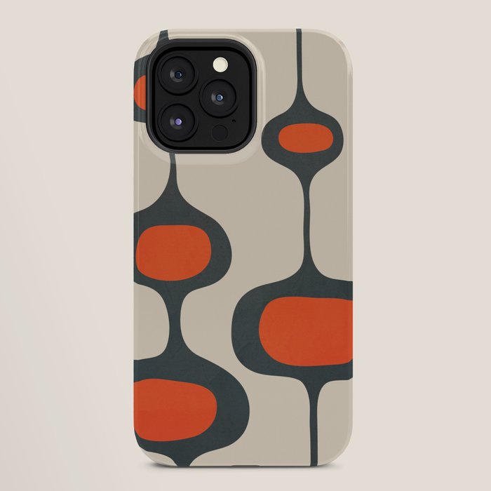 Mid-Century Modern Abstract Art 28 iPhone Case Gallery Image 28