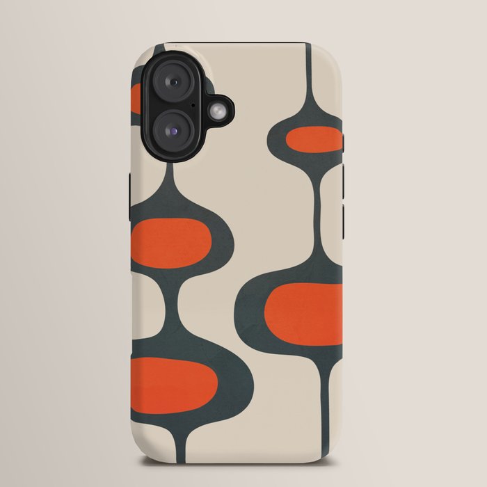 Mid-Century Modern Abstract Art 28 iPhone Case Gallery Image 13